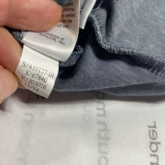 Athleta Topanga Stretch MIDI Dress Pullover Ruched Leisure Soft & Comfortable M - Picture 12 of 13